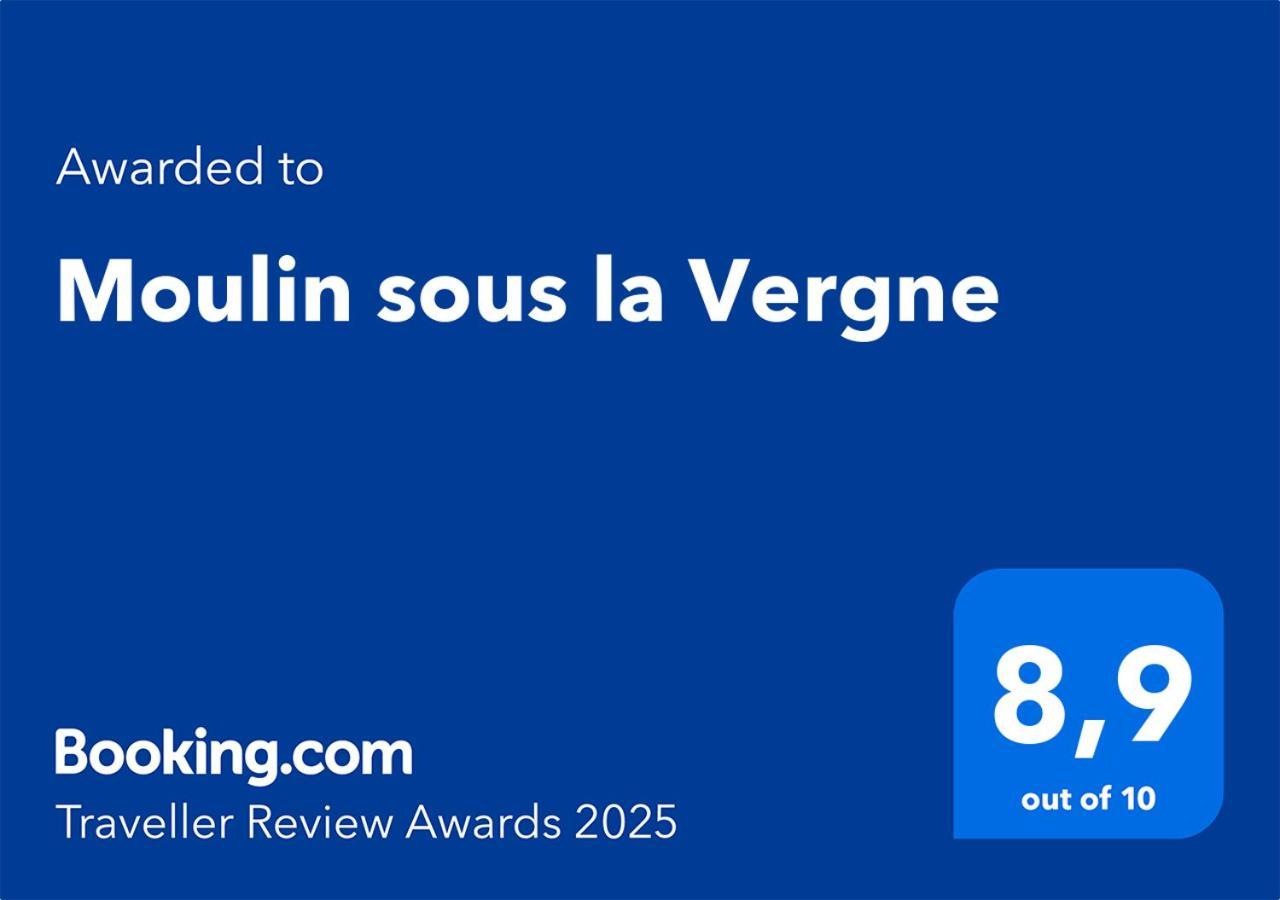 Moulin Sous La Vergne Nanteuil-en-Vallée Εξωτερικό φωτογραφία